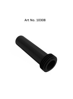 Inlet Pipe for Commode with Rubber Bush